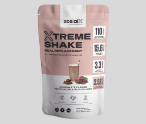 Chocolate XTREME SHAKE w/Sensoril® Ashwagandha PROTEIN & MULTI-COLLAGEN Limited Quantity - 1 per order. (15 servings, 2 scoops per serving)